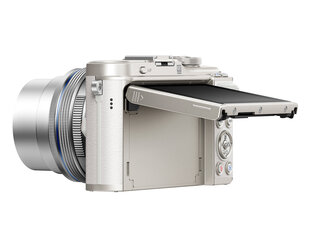 Olympus PEN E-PL10 + ED 14-42mm EZ PANCAKE, White kaina ir informacija | Skaitmeniniai fotoaparatai | pigu.lt