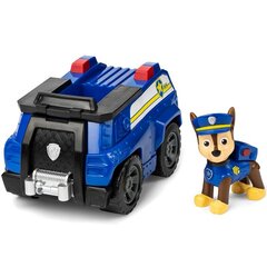 Automobilis Paw Patrol Chase Patrol Cruiser - automobilis su Chase kolekcine figūra kaina ir informacija | Žaislai berniukams | pigu.lt