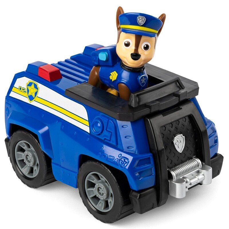 Automobilis Paw Patrol Chase Patrol Cruiser - automobilis su Chase kolekcine figūra kaina ir informacija | Žaislai berniukams | pigu.lt