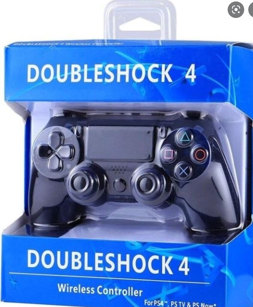 Игровой пульт Games World PS4 Doubleshock 4 V2 беспроводной игровой пульт,  джойстик, черный для PS4 / PS5 / Android / iOS цена | pigu.lt