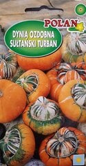 Декоративная тыква "Султанский тюрбан", 2 шт. цена и информация | Семена овощей, ягод | pigu.lt