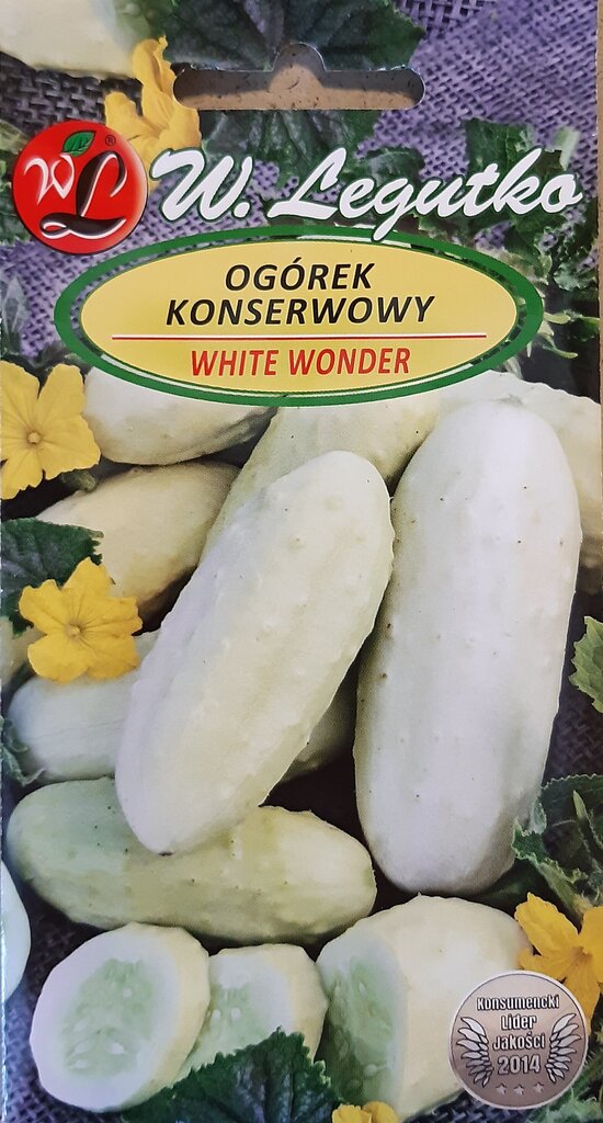 Lauko agurkai White Wonder, 2 vnt kaina ir informacija | Daržovių, uogų sėklos | pigu.lt