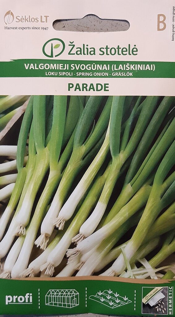 Svogūnai Parade, 2 vnt kaina ir informacija | Daržovių, uogų sėklos | pigu.lt
