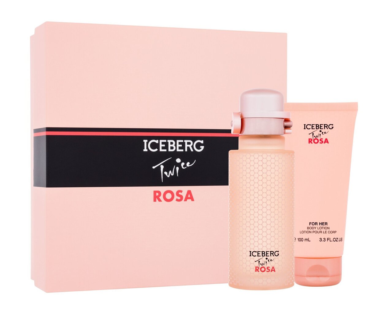 Rinkinys Iceberg Twice Rosa: EDT moterims 125 ml + kūno losjonas 100 ml kaina ir informacija | Kvepalai moterims | pigu.lt