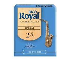 Liežuvėlis saksofonui altui D'Addario Royal RJB1025 Nr. 2.5 kaina ir informacija | Priedai muzikos instrumentams | pigu.lt