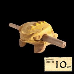Звуковой инструмент лягушка Terre Sound Frog 10 см цена и информация | Перкуссии | pigu.lt