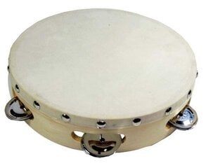 Tamburinas su natūralia oda Terre 20cm kaina ir informacija | Perkusija | pigu.lt