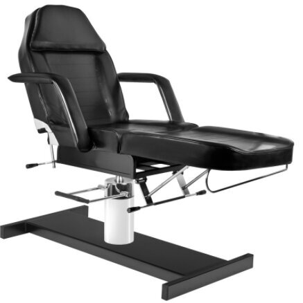 Profesionali hidraulinė kosmetologinė kėdė-lova A210, juodos spalvos kaina ir informacija | Baldai grožio salonams | pigu.lt