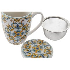 Puodelis su arbatos filtru DKD Home Decor, 4 vnt. kaina ir informacija | Taurės, puodeliai, ąsočiai | pigu.lt