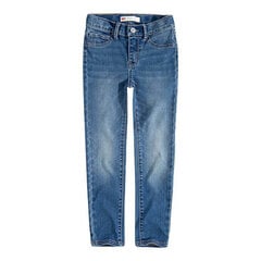 Джинсы Levi's 710 Super Skinny Fit для девочек, синие цена и информация | Брюки для девочки, бирюзовые | pigu.lt