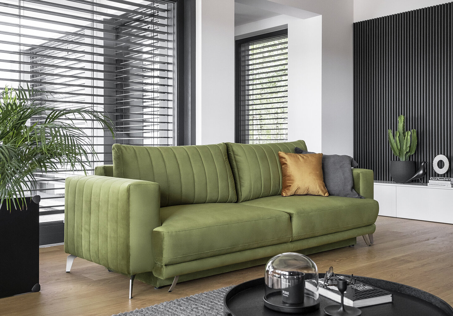 Sofa NORE Elise, Savoi, geltona цена и информация | Sofos | pigu.lt