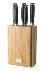 Подставка для ножей G21 Gourmet Damascus, бамбук для 5 ножей, 60022250 цена и информация | Ножи и аксессуары для них | pigu.lt