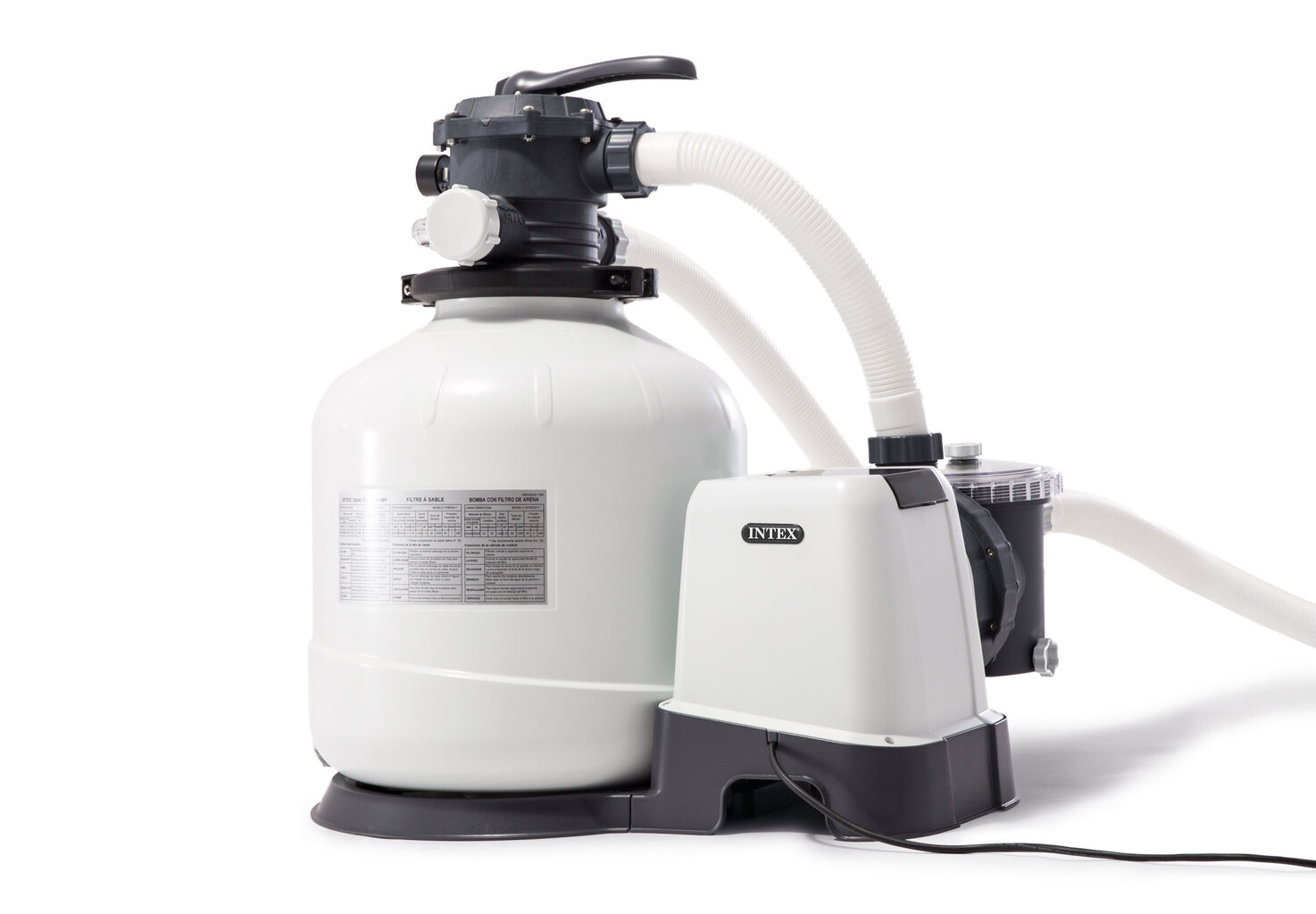 Baseino smėlio filtras su pompa Intex Krystal Clear SX3200, 9200 l/val цена и информация | Baseinų filtrai | pigu.lt