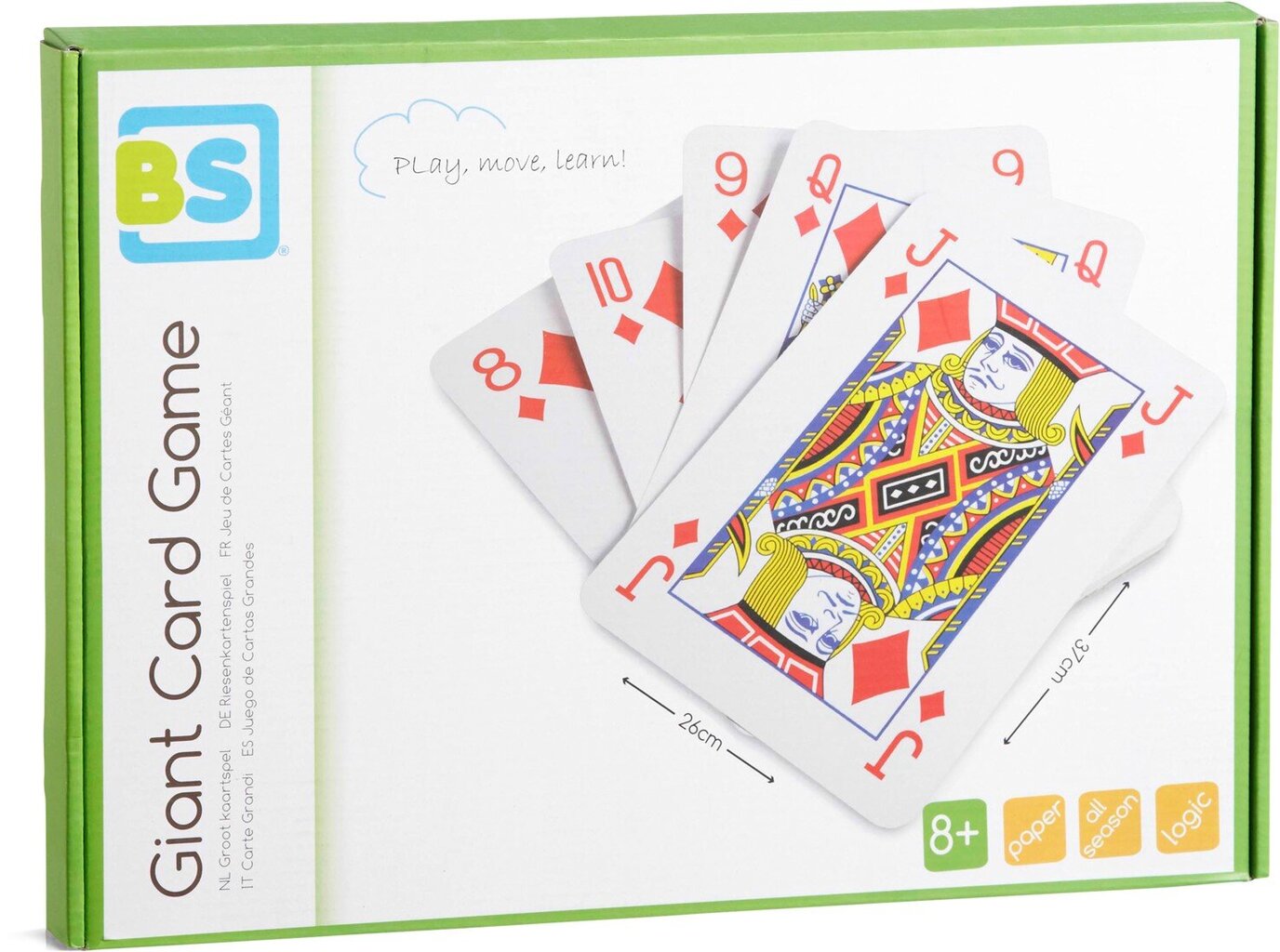 Žaidimas Giant Card Game kaina ir informacija | Lavinamieji žaislai | pigu.lt