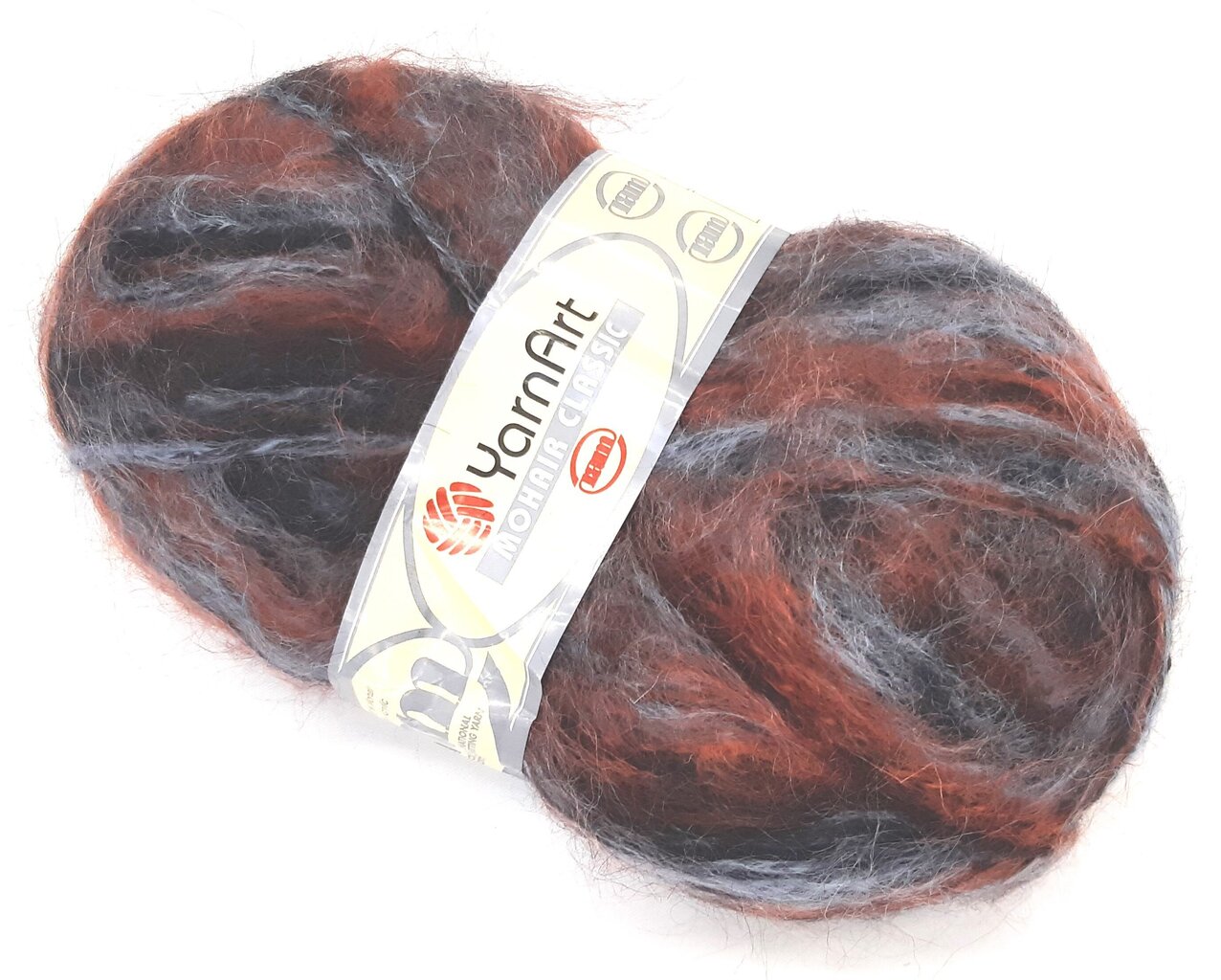 Mezgimo siūlai YarnArt Mohair Classic, 100 g kaina ir informacija | Mezgimui | pigu.lt