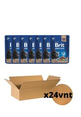 Brit Premium Liver for Sterilised, 24 x 100 g kaina ir informacija | Brit Premium Gyvūnų prekės | pigu.lt