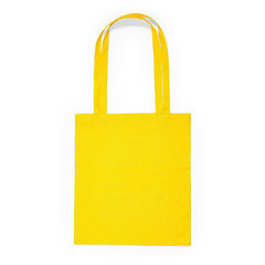 Medvilninis krepšys, 10 vnt., geltonas kaina ir informacija | Pirkinių krepšiai | pigu.lt