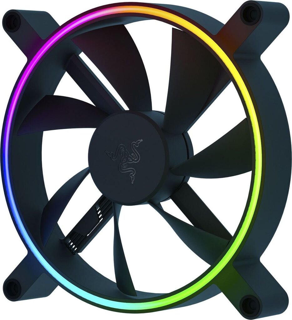 Razer Kunai Chroma, 140 mm, 3 ventiliatoriai kaina ir informacija | Kompiuterių ventiliatoriai | pigu.lt