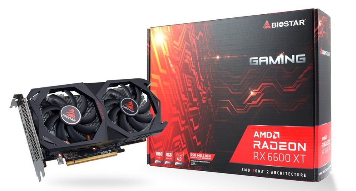 Vaizdo plokštė Vaizdo plokštė Graphics Card Biostar AMD Radeon RX6600XT 8GB  kaina | pigu.lt