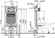 WC potinkinis rėmas Ravak G II/1120, X01703 kaina ir informacija | Klozetai | pigu.lt