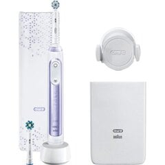 Зубная щетка Oral-B Genius 10200W, белая цена и информация | Электрические зубные щетки | pigu.lt