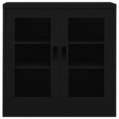 Biuro spintelė, 90x40x90 cm, juoda цена и информация | Шкафчики в гостиную | pigu.lt