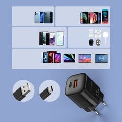 Choetech Fast USB Wall Charger USB Type C PD QC 33W white (PD5006) цена и информация | Зарядные устройства для телефонов | pigu.lt