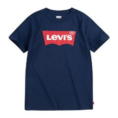 Футболка для мальчиков Levi's Batwing Boy Dark с коротким рукавом, темно-синяя S6424514 цена и информация | Рубашки для мальчиков | pigu.lt