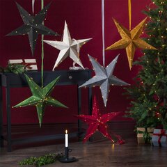 Popierinė žvaigždė Velvet kaina ir informacija | Kalėdinės dekoracijos | pigu.lt