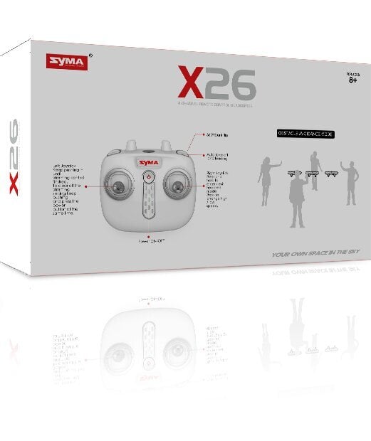 Dronas RC Syma X26, 2.4 GHZ kaina ir informacija | Žaislai berniukams | pigu.lt