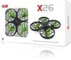 Dronas RC Syma X26, 2.4 GHZ kaina ir informacija | Žaislai berniukams | pigu.lt