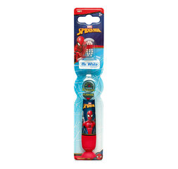 Зубная щетка с присоской для детей Mr. White Spiderman, от 3 лет, 1 шт. цена и информация | Зубные щетки, пасты | pigu.lt