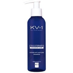 Šampūnas nuo intensyvaus plaukų slinkimo KV-1 Intense Anti Hair Loss 4.1, 200 ml цена и информация | Шампуни | pigu.lt
