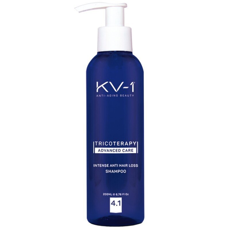 Šampūnas nuo intensyvaus plaukų slinkimo KV-1 Intense Anti Hair Loss 4.1, 200 ml цена и информация | Šampūnai | pigu.lt