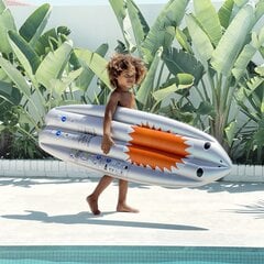 Pripučiamas vaikiškas plaustas / banglentė Surfboard Shark kaina ir informacija | Pripučiamos ir paplūdimio prekės | pigu.lt
