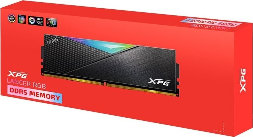 ADATA XPG Lancer RGB AX5U5200C3816G-CLARBK kaina ir informacija | Operatyvioji atmintis (RAM) | pigu.lt