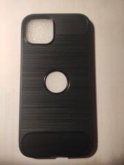Carbon skirtas iPhone 13 Pro, juodas цена и информация | Чехлы для телефонов | pigu.lt