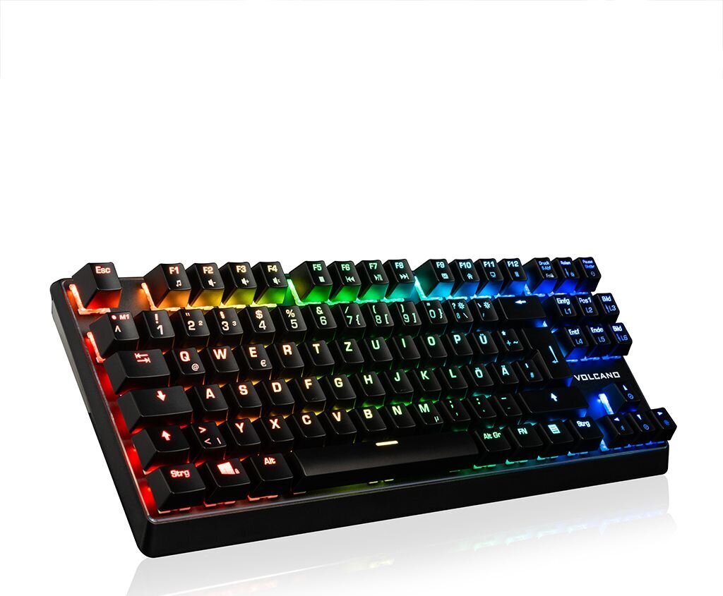 Modecom Volcano LanParty RGB kaina ir informacija | Klaviatūros | pigu.lt