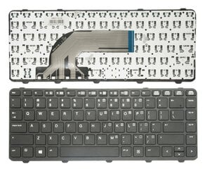 Клавиатура HP Probook 430 G2, 440 G0, 440 G1, 440 G2, 445 G2, 630 G2, 640 G1, 645 G1. with frame цена и информация | Аксессуары для компонентов | pigu.lt