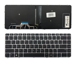 HP: EliteBook Folio 1040 G3, 844423-001 su apšvietimu kaina ir informacija | Komponentų priedai | pigu.lt