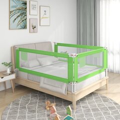 Apsauginis turėklas vaiko lovai, žalias, 90x25cm, audinys kaina ir informacija | Saugos varteliai, apsaugos | pigu.lt