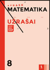 Matematika. Užrašai 8 klasei, Atrask kaina ir informacija | Pratybų sąsiuviniai | pigu.lt