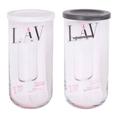 Стеклянная банка LAV Duo 1,4 л (10 x 21 cм) цена и информация | Посуда и принадлежности для консервирования | pigu.lt