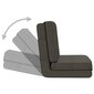 Sulankstomas čiužinukas-kėdė, tamsiai pilkas kaina ir informacija | Sėdmaišiai ir pufai | pigu.lt