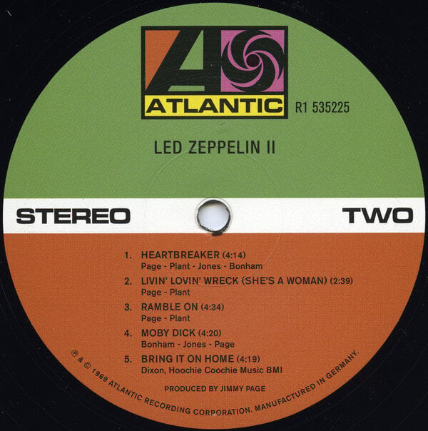 Led Zeppelin - Led Zeppelin II, LP, vinilo plokštė, 12" kaina ir informacija | Vinilinės plokštelės, CD, DVD | pigu.lt