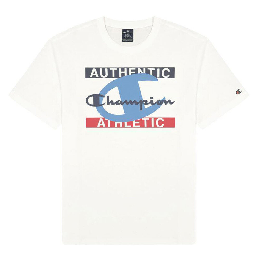 Uniseksiniai marškinėliai su trumpomis rankovėmis Champion Authentic Crewneck Balta S6421048 цена и информация | Sportinė apranga vyrams | pigu.lt