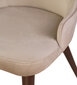 Valgomojo kėdė Optimata Saltanat, smėlio spalvos/ruda kaina ir informacija | Virtuvės ir valgomojo kėdės | pigu.lt