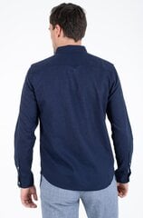 Мужская рубашка Tom Tailor, синяя цена и информация | Рубашка мужская | pigu.lt