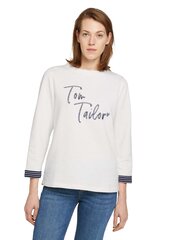 Tom Tailor džemperis moterims, baltas kaina ir informacija | Džemperiai moterims | pigu.lt