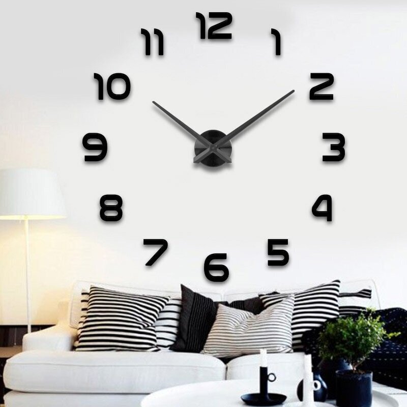Didelis sieninis laikrodis, 80 - 120 cm kaina ir informacija | Laikrodžiai | pigu.lt